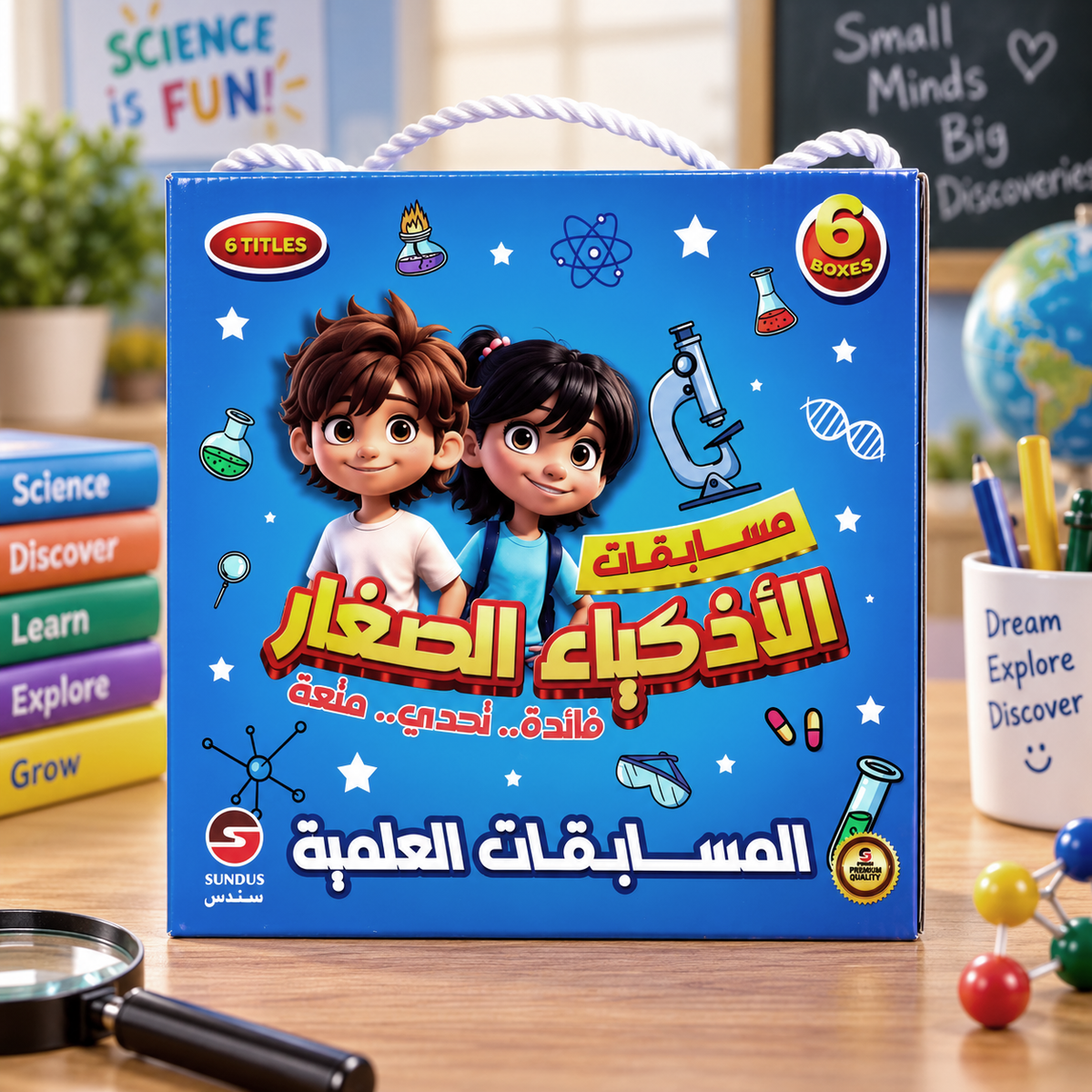 بطاقات مسابقات الأذكياء الصغار - المسابقات العلمية