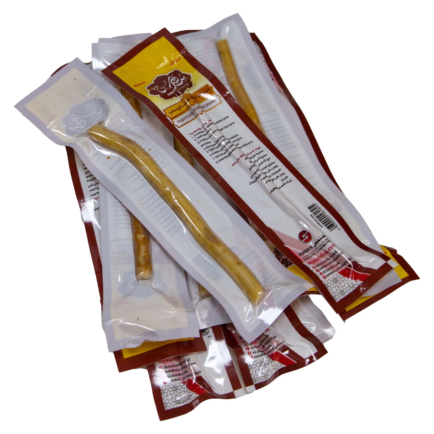 مسواك سندس - علبة تحتوي على 12 مسواك صحي