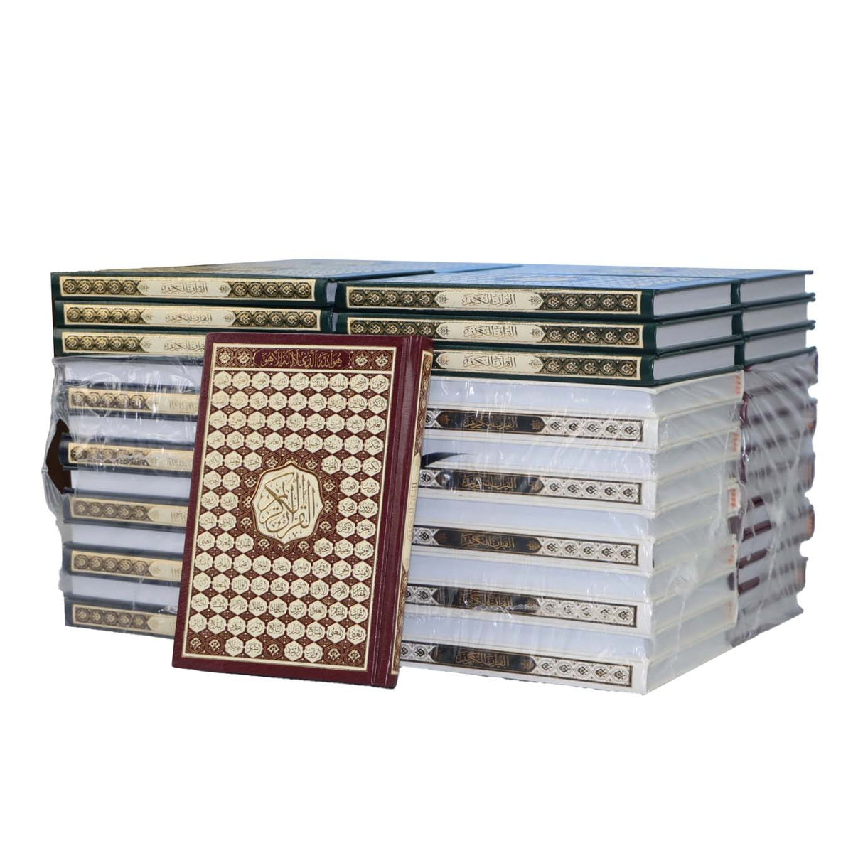 عرض 52 مصحف – غلاف أسماء الله الحسنى للتوزيع الخيري