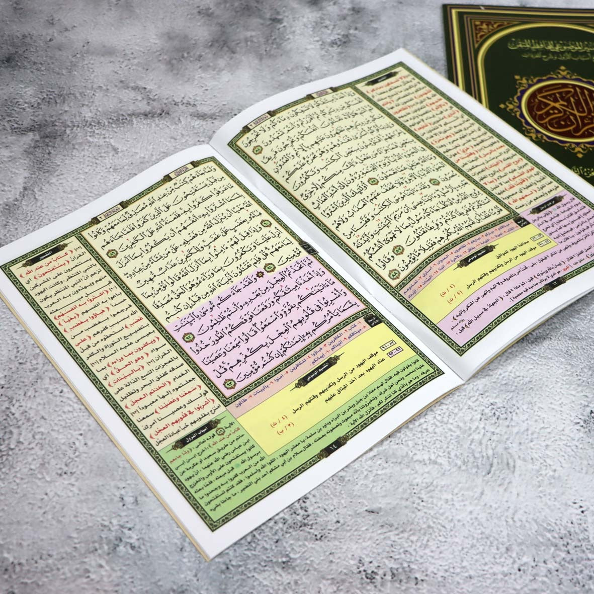 مصحف التفسير الموضوعي للحافظ المتقن في ثلاثين جزءً في حقيبة جلدية