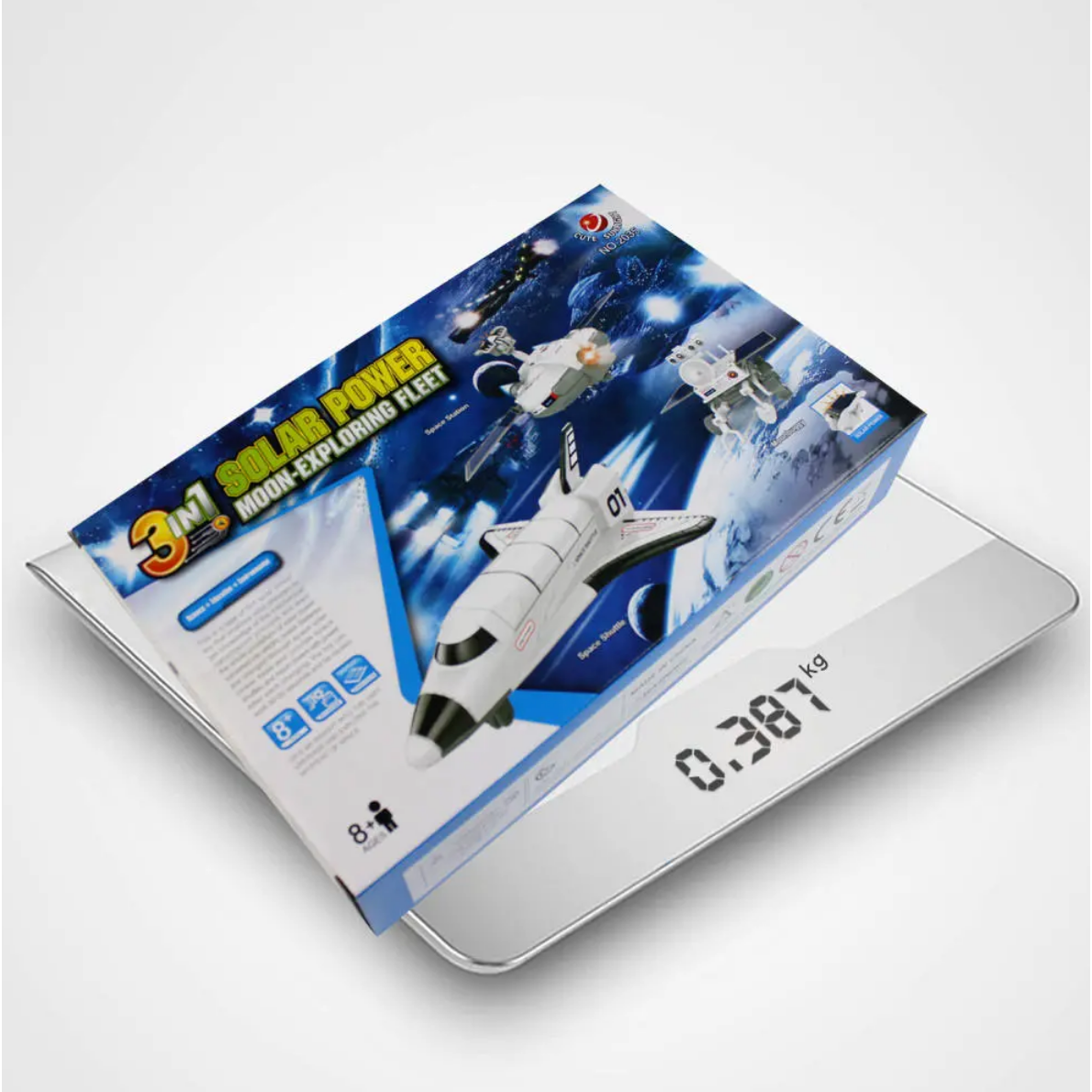 TBC - 3 in 1 Solar Power 3 نماذج من المركبات الفضائية مع