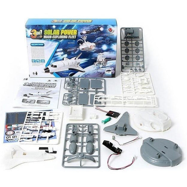 TBC - 3 in 1 Solar Power 3 نماذج من المركبات الفضائية مع