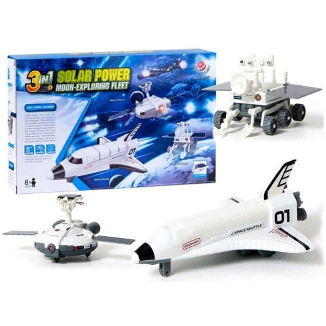 TBC - 3 in 1 Solar Power 3 نماذج من المركبات الفضائية مع