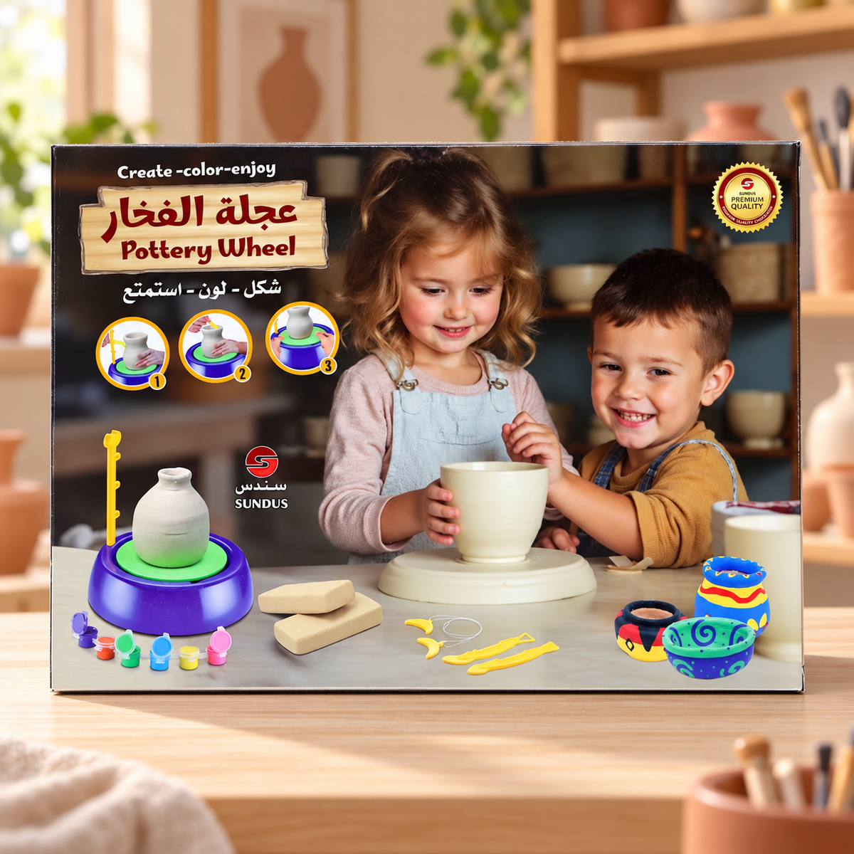 عجلة الفخار 