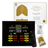 Adhan clock with prayer times: clock with box, remote control and city code booklet