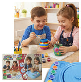 عجلة الفخار الكهربائية المطوّرة للأطفال