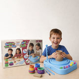 عجلة الفخار الكهربائية المطوّرة للأطفال