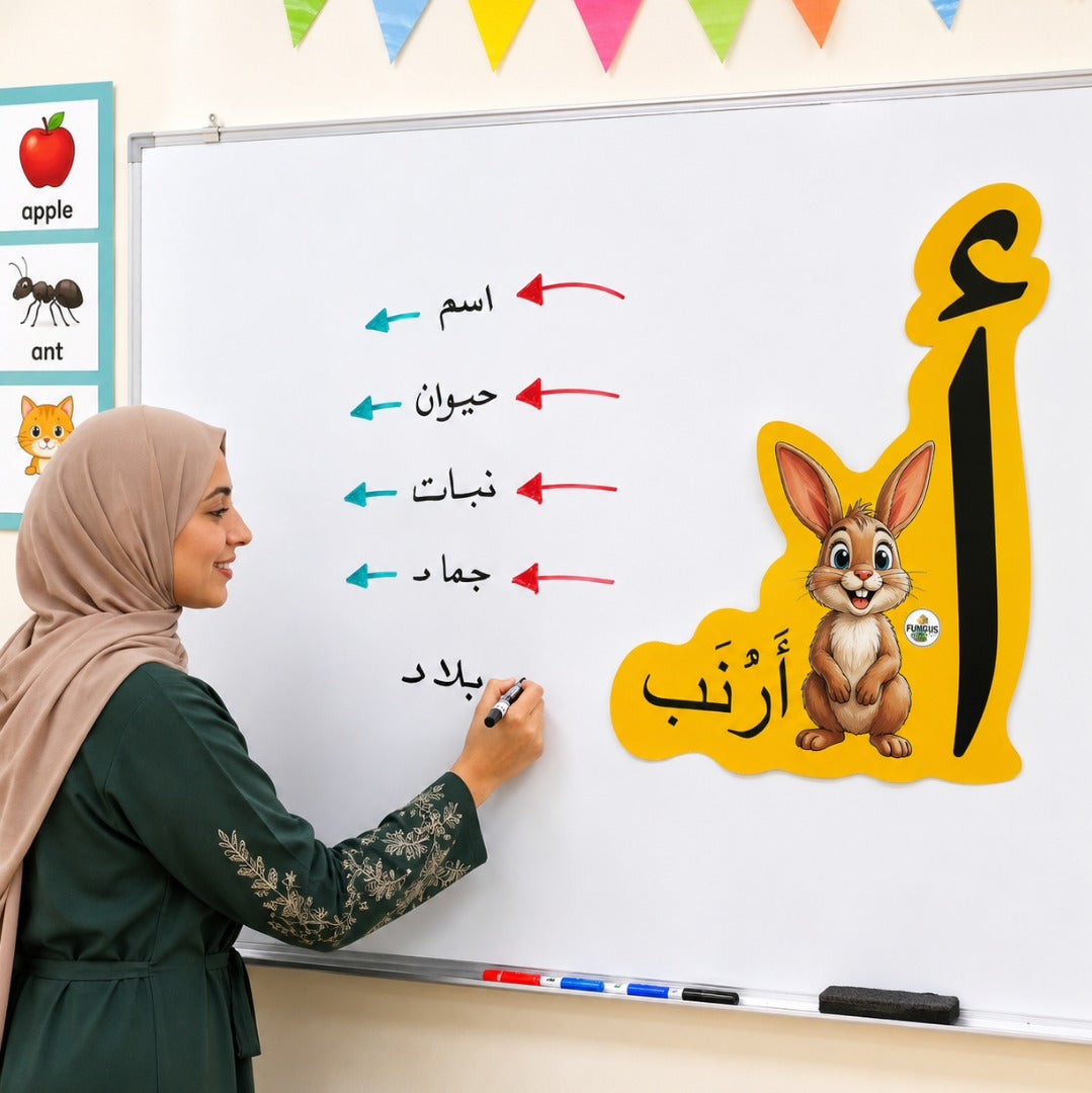 حروف الهجاء بالصور الممغنطة 
