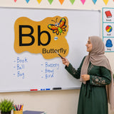 حروف الهجاء الإنجليزية بالصور الممغنطة 