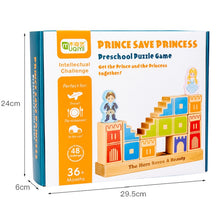 Load image into Gallery viewer, The Hero Save Princess Preschool Puzzle Game-tbc