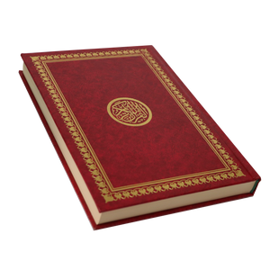 The Shamwa Qur'an, two-color cover with Ottoman drawing