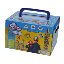 Load image into Gallery viewer, Little Builder 64 Piece Magnetic Building Blocks Set