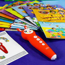 Load image into Gallery viewer, English speaking pen with 12 books to learn conversation and correct pronunciation