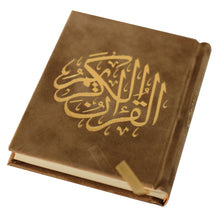 Load image into Gallery viewer, The Holy Qur’an with Ottoman drawing, narrated by Hafs on the authority of Asim, 14/10 velvet