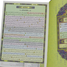 Load image into Gallery viewer, The Qiyam Mushaf with the substantive division of the verses of the Holy Qur’an, Shamwa Fakher 25/35