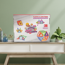 Load image into Gallery viewer, Little Inventor 36pcs Magnetic Building Blocks Set
